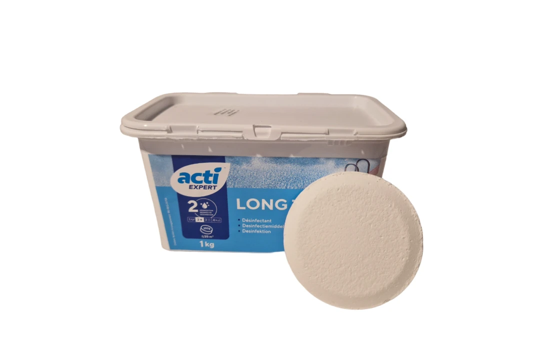 Acti Acti Long Tab Chloor Tabletten 1kg - 250 Grams 4 Acti Acti Long Tab Chloor Tabletten 1kg - 250 Grams - Afbeelding 2