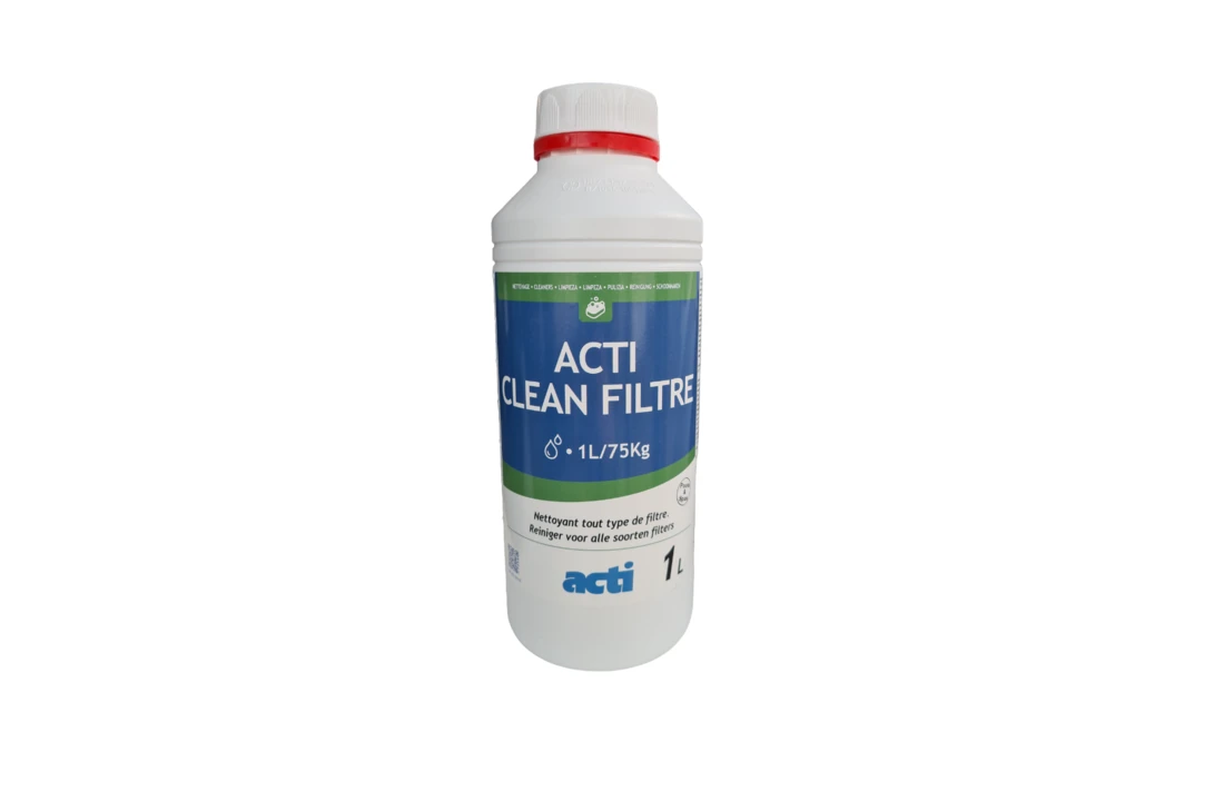 Acti Acti Zwembad Filter Reiniger-Ontkalker 1L 3 Acti Acti Zwembad Filter Reiniger-Ontkalker 1L