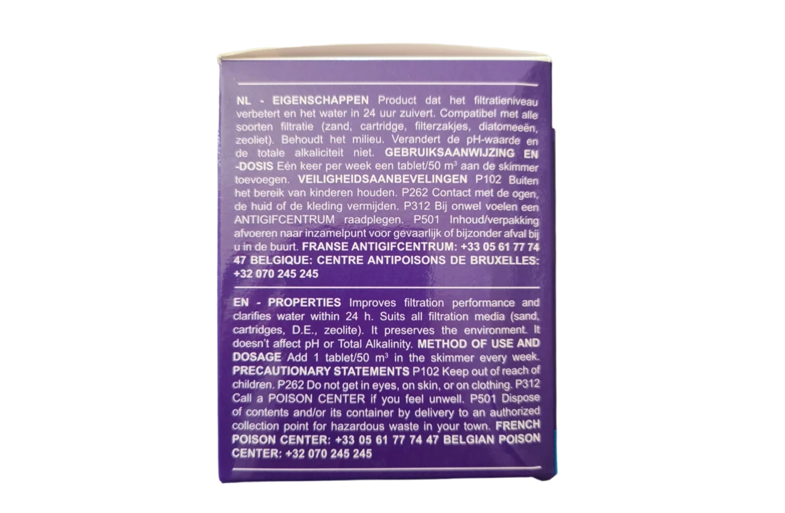 AQUANET - PISCIMAR Vlokmiddel Tabs - 240 Gr 6 AQUANET - PISCIMAR Vlokmiddel Tabs - 240 Gr - Afbeelding 4