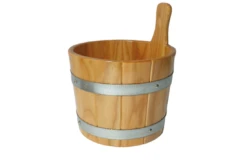 Blumenberg Sauna Emmer Lariks 5 Liter Blank Gelakt