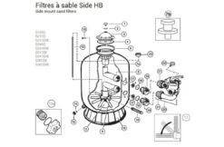 Hayward Hayward Topmount Filter Deksel Klem Ring GMX600NM -Haywardses Winkel hayward hayward topmount filter deksel klem ring g 1