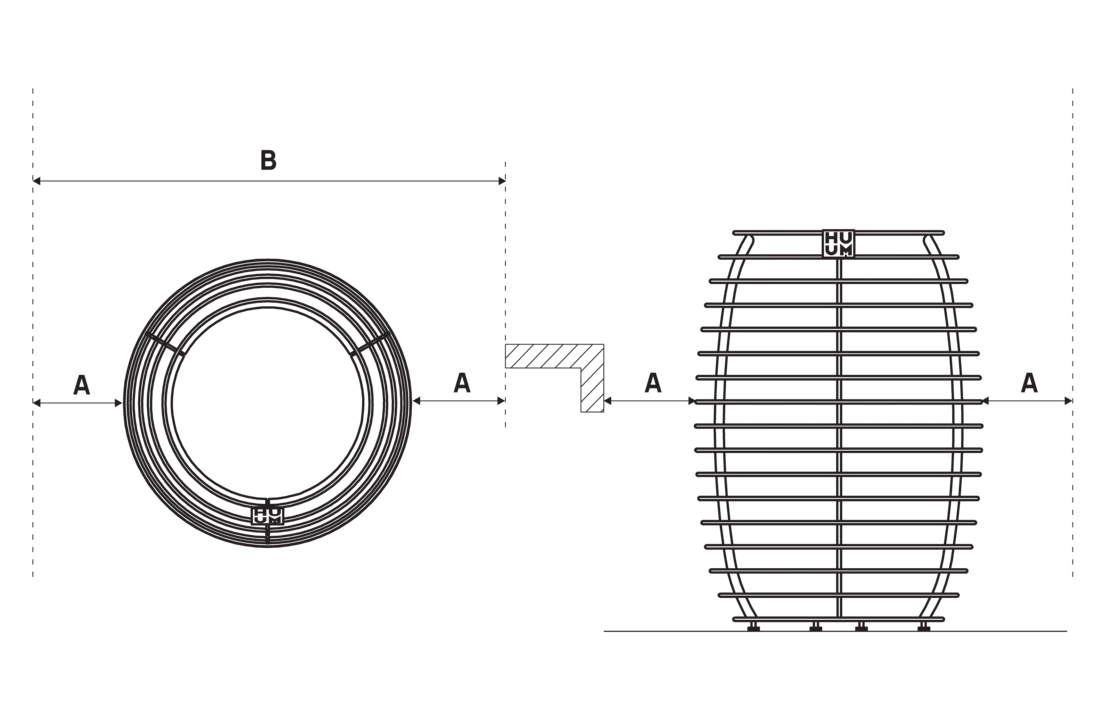 HUUM Huum Sauna Heater Hive Mini 4 HUUM Huum Sauna Heater Hive Mini - Afbeelding 2