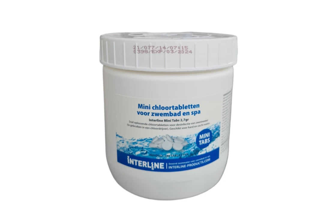 Interline Interline Mini Chloortabs / Chloortabletten 2,7 Grams 3 Interline Interline Mini Chloortabs / Chloortabletten 2,7 Grams