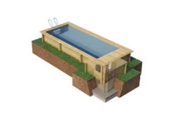 Proswell Houten Zwembaden Houten Urban Stadszwembad 6.00 X 2.50 X 1.33 Met Automatisch Rolluik -Haywardses Winkel proswell houten zwembaden houten urban stadszwemba 11