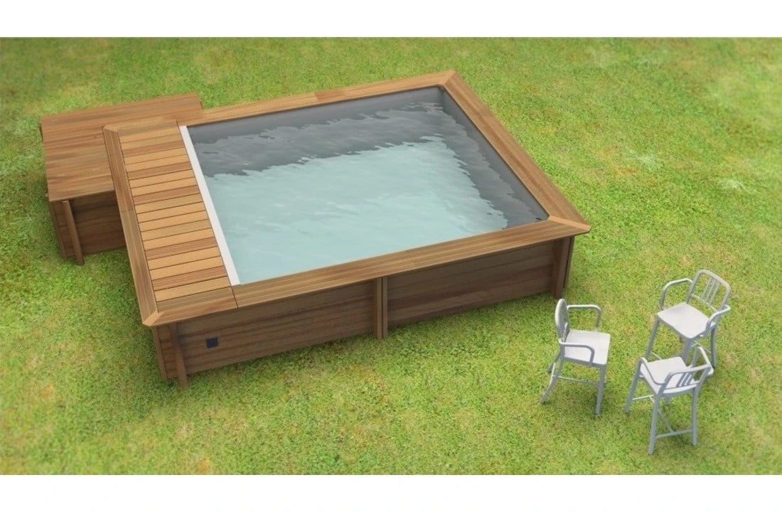 Proswell Houten Zwembaden Houten Urban Stadszwembad 4.20 X 3.50 X 1.33 Met Automatisch Rolluik 5 Proswell Houten Zwembaden Houten Urban Stadszwembad 4.20 X 3.50 X 1.33 Met Automatisch Rolluik - Afbeelding 3