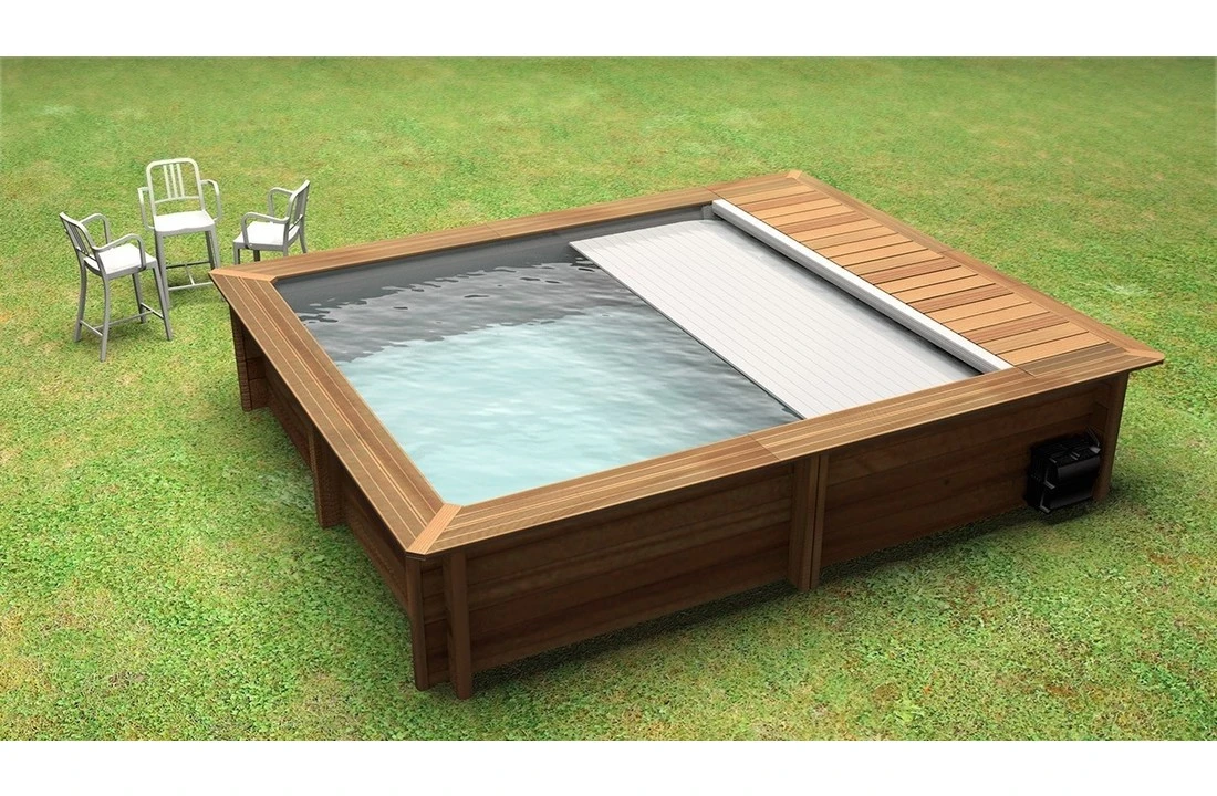 Proswell Houten Zwembaden Houten Urban Stadszwembad 4.20 X 3.50 X 1.33 Met Automatisch Rolluik 6 Proswell Houten Zwembaden Houten Urban Stadszwembad 4.20 X 3.50 X 1.33 Met Automatisch Rolluik - Afbeelding 4