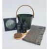 Rento Cadeau Set Sauna Emmer Groen -Haywardses Winkel rento cadeau set sauna emmer groen