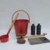 Rento Cadeau SetSauna Emmer Rood -Haywardses Winkel rento cadeau set sauna emmer rood