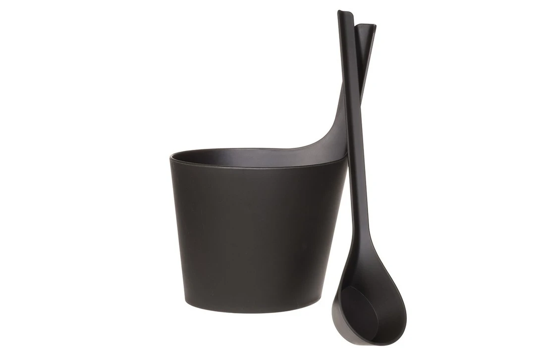 Rento Rento Pisara Sauna Emmer Set Zwart 3 Rento Rento Pisara Sauna Emmer Set Zwart