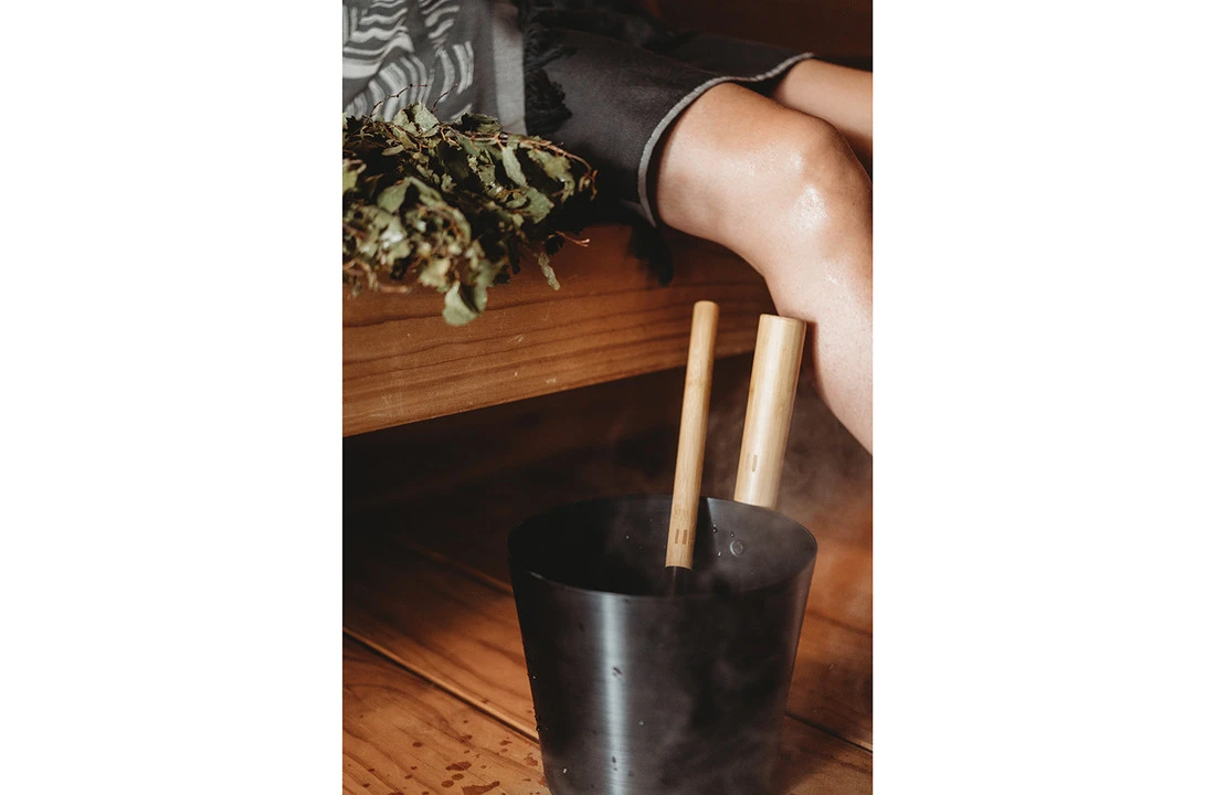 Rento Rento Sauna Opgietlepel Zwart 5 Rento Rento Sauna Opgietlepel Zwart - Afbeelding 3