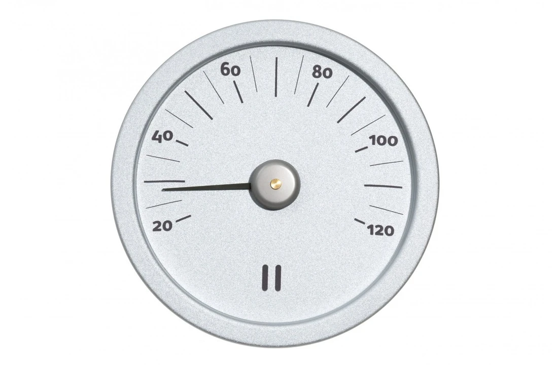 Rento Rento Sauna Thermometer Aluminium Rond Zilvergrijs 3 Rento Rento Sauna Thermometer Aluminium Rond Zilvergrijs