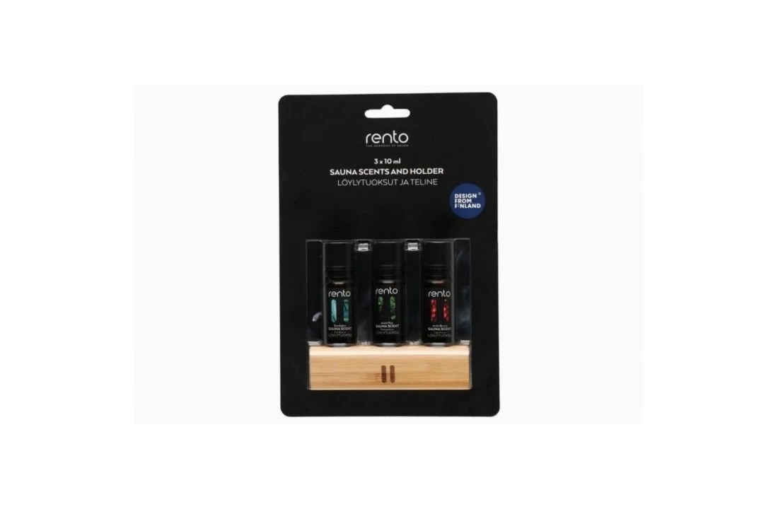 Rento Rento Saunageur 3 X 10 Ml In Bamboe Houder 8 Rento Rento Saunageur 3 X 10 Ml In Bamboe Houder - Afbeelding 6