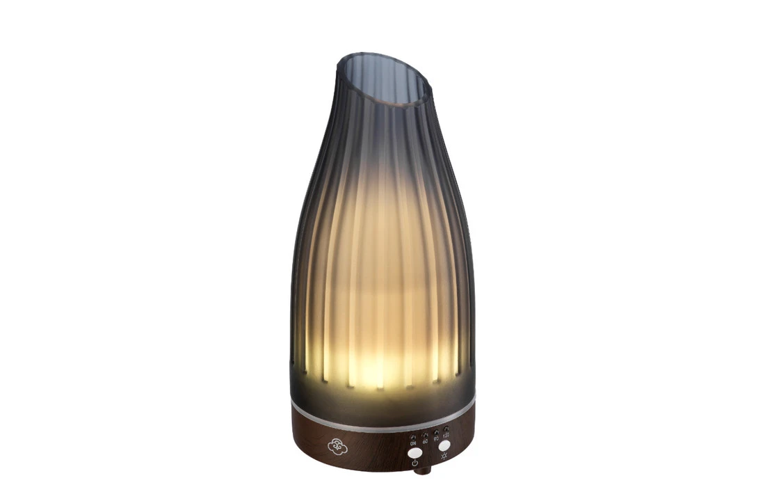Serene House Serene House Ultrasonic Diffuser Twilight Glass Grey 90ml 4 Serene House Serene House Ultrasonic Diffuser Twilight Glass Grey 90ml - Afbeelding 2