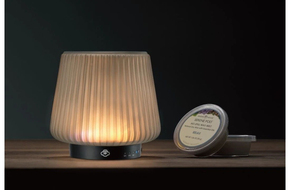 Serene House Serene Pod Wax Warmer - Flow Grey 5 Serene House Serene Pod Wax Warmer - Flow Grey - Afbeelding 3