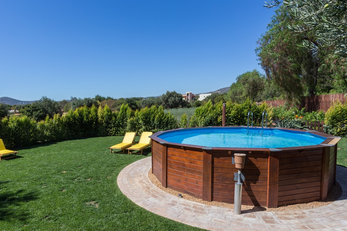 Haywardses Winkel -Haywardses Winkel houten zwembad vrijstaand